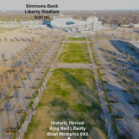 Historic Revival King Bed Liberty Bowl Memphis 893 Villa Exterior photo